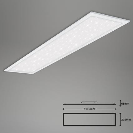 Briloner 7304-016 - LED Hämardatav laevalgusti STARRY SKY LED/36W/230V 3000-6000K + kaugjuhtimispult