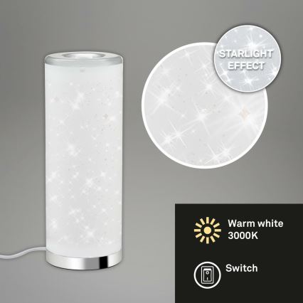 Briloner 7332-018 - LED laualamp STARRY SKY 1xGU10/5W/230V valge