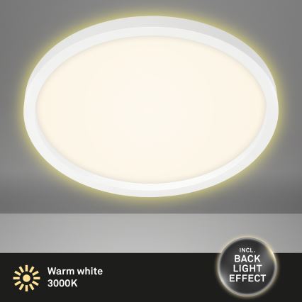 Briloner 7363-016 - LED Laevalgusti CADRE LED/22W/230V d. 42,5 cm valge