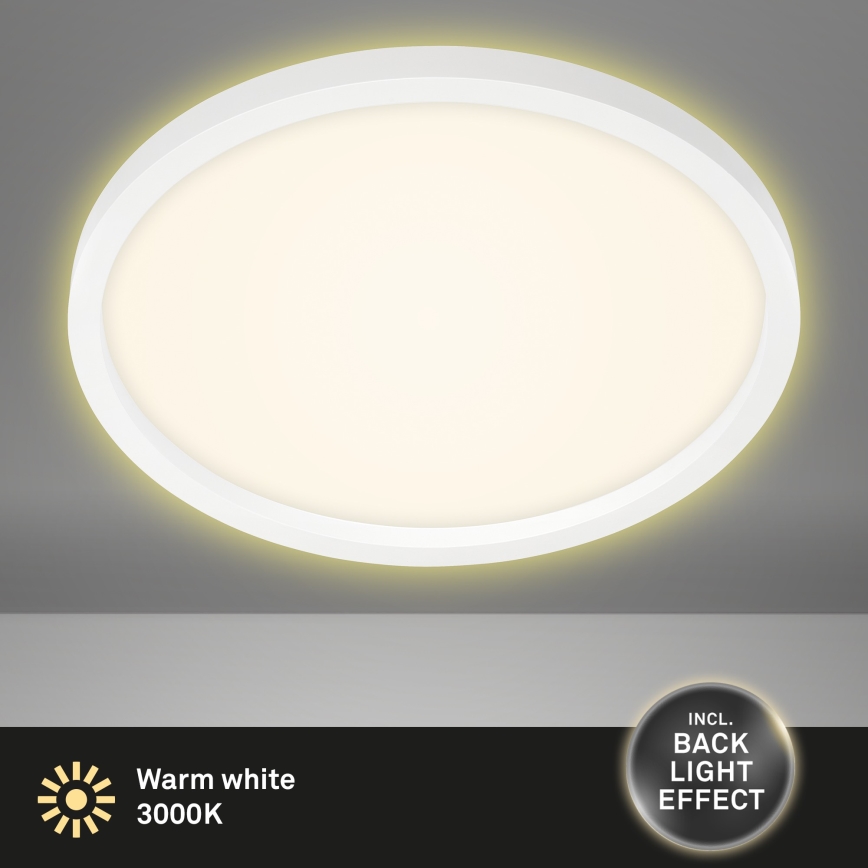 Briloner 7363-016 - LED Laevalgusti CADRE LED/22W/230V d. 42,5 cm valge