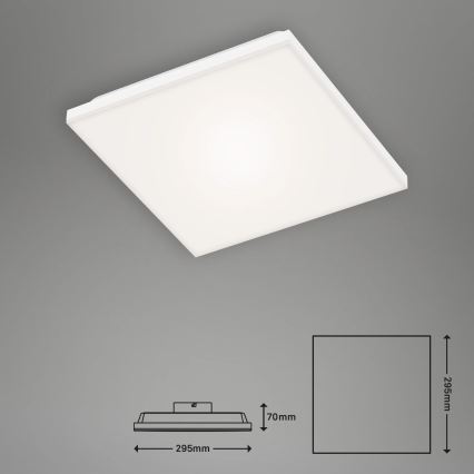 Briloner 7378-016 - LED Hämardatav valguspaneel LED/12W/230V 3000/4000/6500K + kaugjuhtimispult