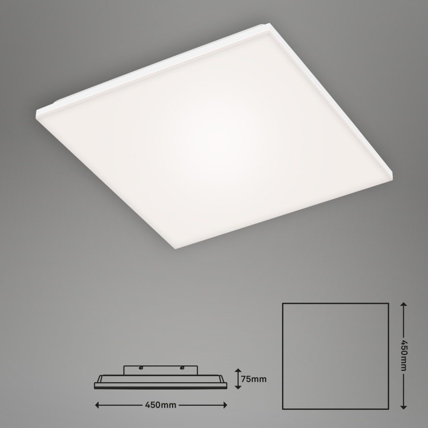 Briloner 7378-116 - LED Hämardatav laevalgusti FRAMELESS LED/24W/230V 3000-6500K + kaugjuhtimispult