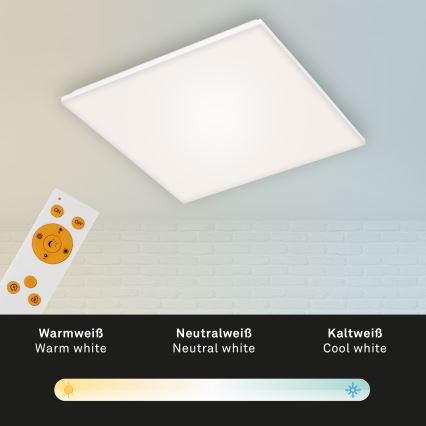 Briloner 7378216 - LED Hämardatav valguspaneel LED/38W/230V 3000-6500K + kaugjuhtimispult