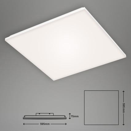 Briloner 7378216 - LED Hämardatav valguspaneel LED/38W/230V 3000-6500K + kaugjuhtimispult