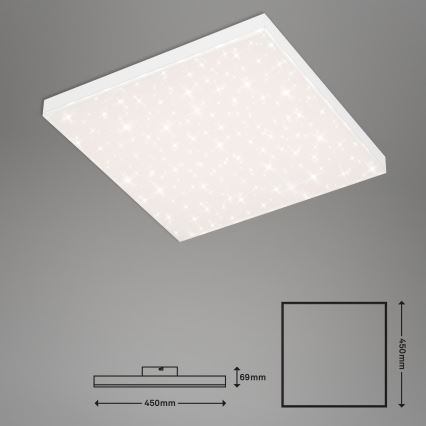 Briloner 7381-116 - LED Hämardatav laevalgusti STARRY SKY LED/24W/230V 3000-6500K + kaugjuhtimispult