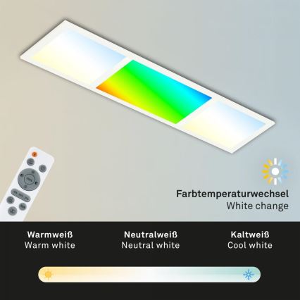 Briloner 7388-016 - RGBW Hämardatav laevalgusti LED/24W/230V 3000-6500K + kaugjuhtimispult