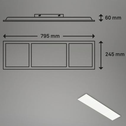 Briloner 7388-016 - RGBW Hämardatav laevalgusti LED/24W/230V 3000-6500K + kaugjuhtimispult