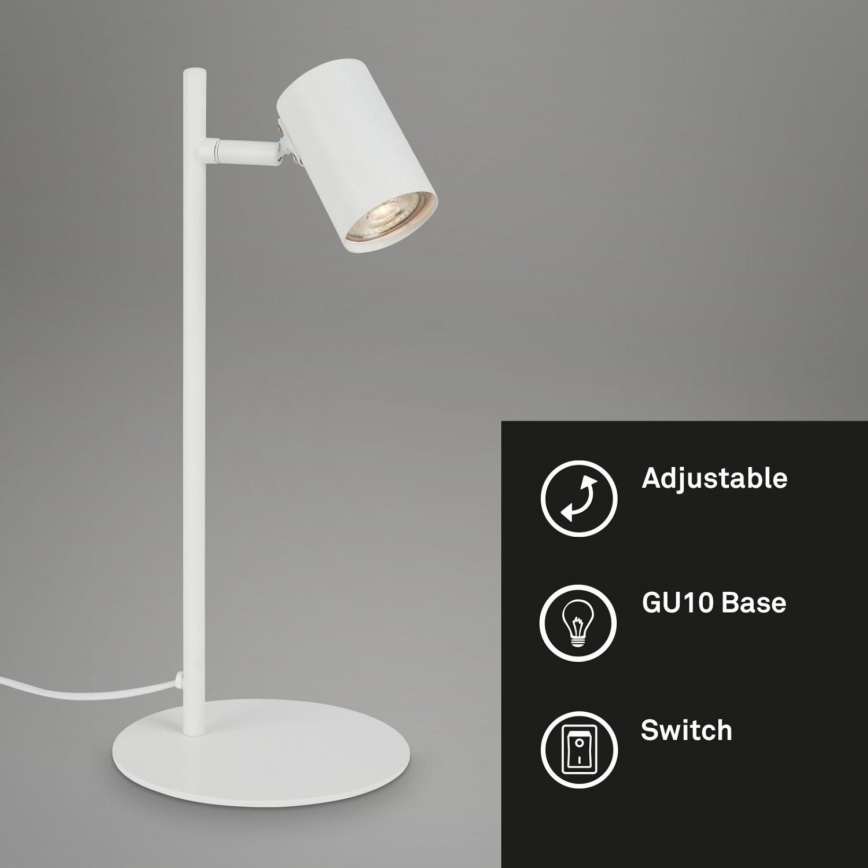 Briloner 7408-016 - Laualamp RETRO 1xGU10/9W/230V valge