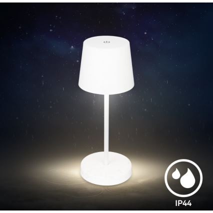 Briloner 7423016 - LED Hämardatav laetav väli laualamp LED/2,6W/5V 2000mAh IP44 valge