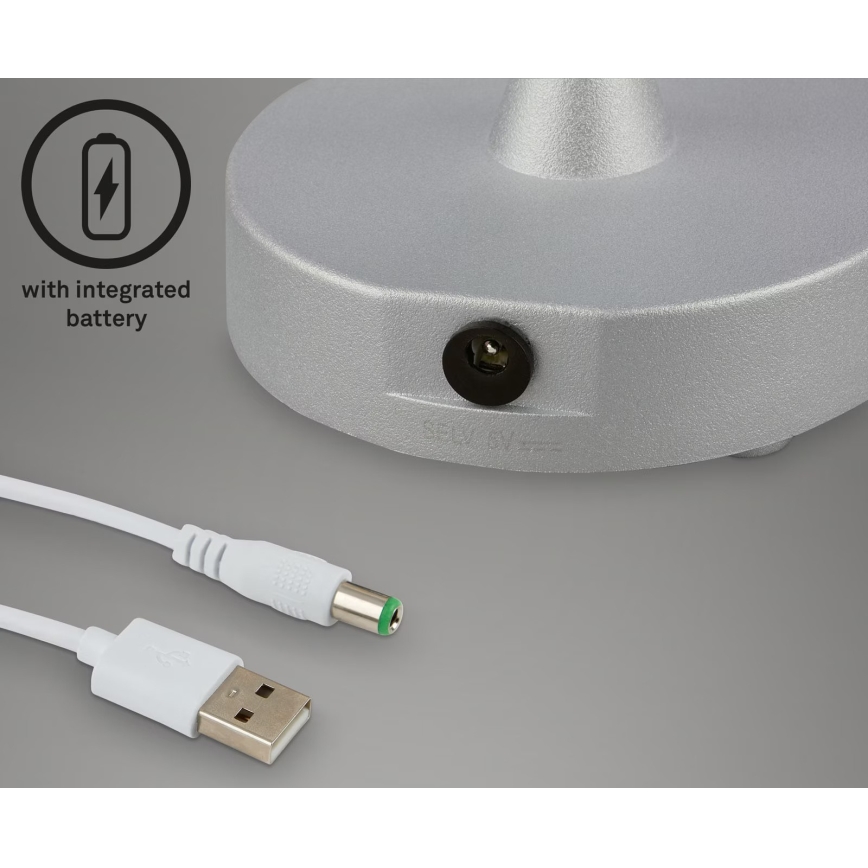 Briloner 7445-014 - LED Hämardatav laetav väli puutetundlik laualamp LED/3W/5V IP44 2000 mAh