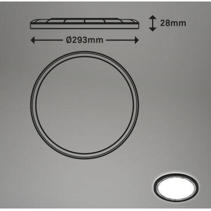 Briloner 7454-414 - LED Laevalgusti DECO LED/18W/230V