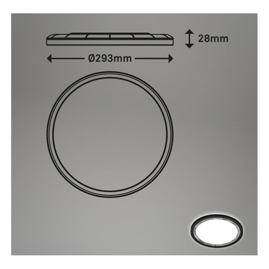 Briloner 7454-414 - LED Laevalgusti DECO LED/18W/230V