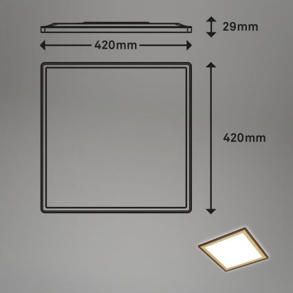 Briloner 7459-417 - LED Hämardatav laevalgusti DECO LED/24W/230V 2700-6500K + kaugjuhtimispult