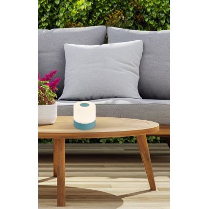 Briloner 7461010 - LED Hämardatav laetav väli laualamp LED/2W/5V IP44 1200 mAh sinine