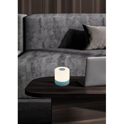Briloner 7461010 - LED Hämardatav laetav väli laualamp LED/2W/5V IP44 1200 mAh sinine