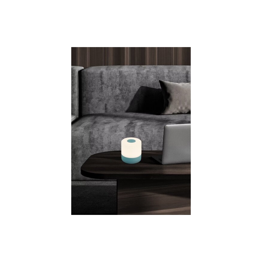 Briloner 7461010 - LED Hämardatav laetav väli laualamp LED/2W/5V IP44 1200 mAh sinine