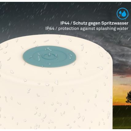 Briloner 7461010 - LED Hämardatav laetav väli laualamp LED/2W/5V IP44 1200 mAh sinine