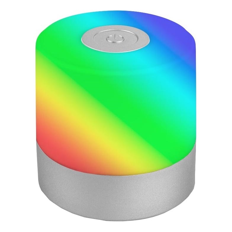 Briloner 7462014 - LED RGB Laetav väli laualamp LED/1,5W/5V IP44 1200 mAh matt kroom