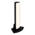 Briloner 7474-015 - LED reguleeritav puutetundlik laualamp välitingimustesse, laetav 2-ühes LED/7W/5V 2x2200 mAh USB 3000K IP44 must