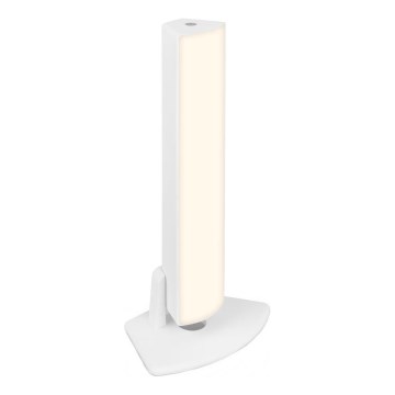 Briloner 7474-016 - LED Hämardatav puutetundlik laetav väli laualamp 2in1 LED/7W/5V 2x2200 mAh USB 3000K IP44 valge