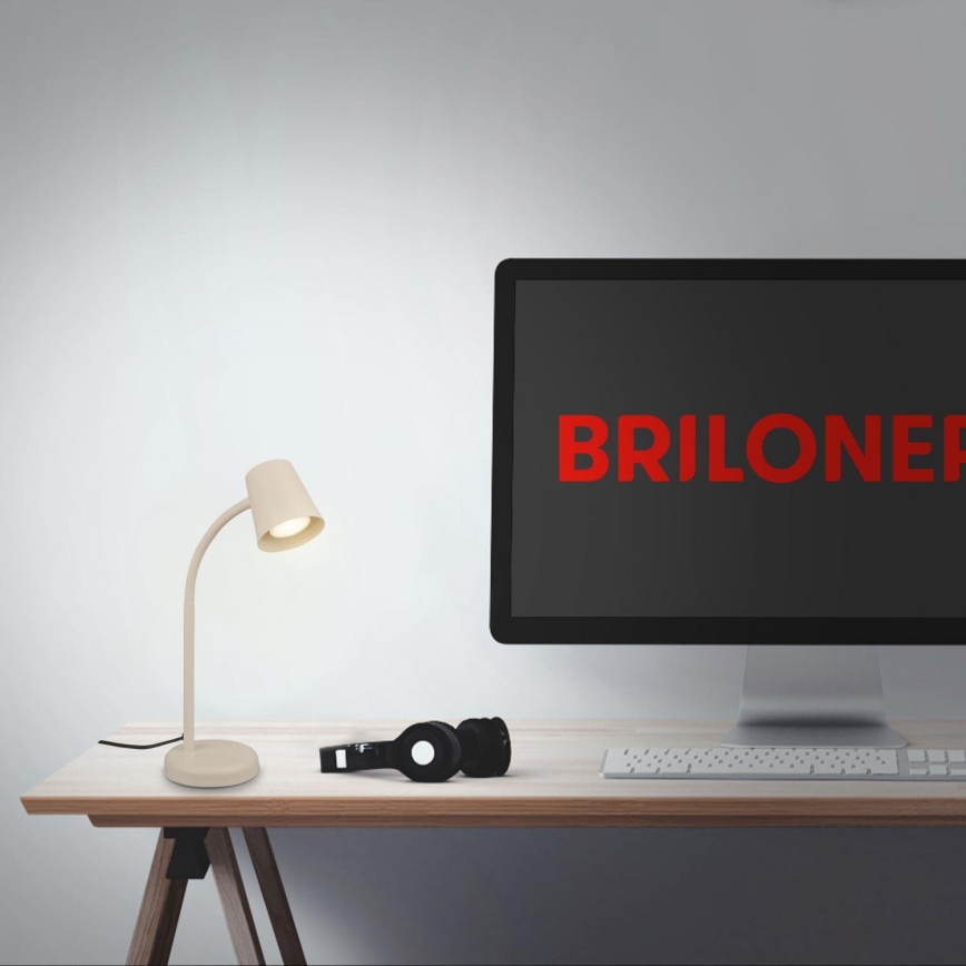 Briloner 7476-011 - laualamp SKRIVA 1xGU10/9W/230V beež