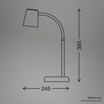 Briloner 7476-011 - laualamp SKRIVA 1xGU10/9W/230V beež