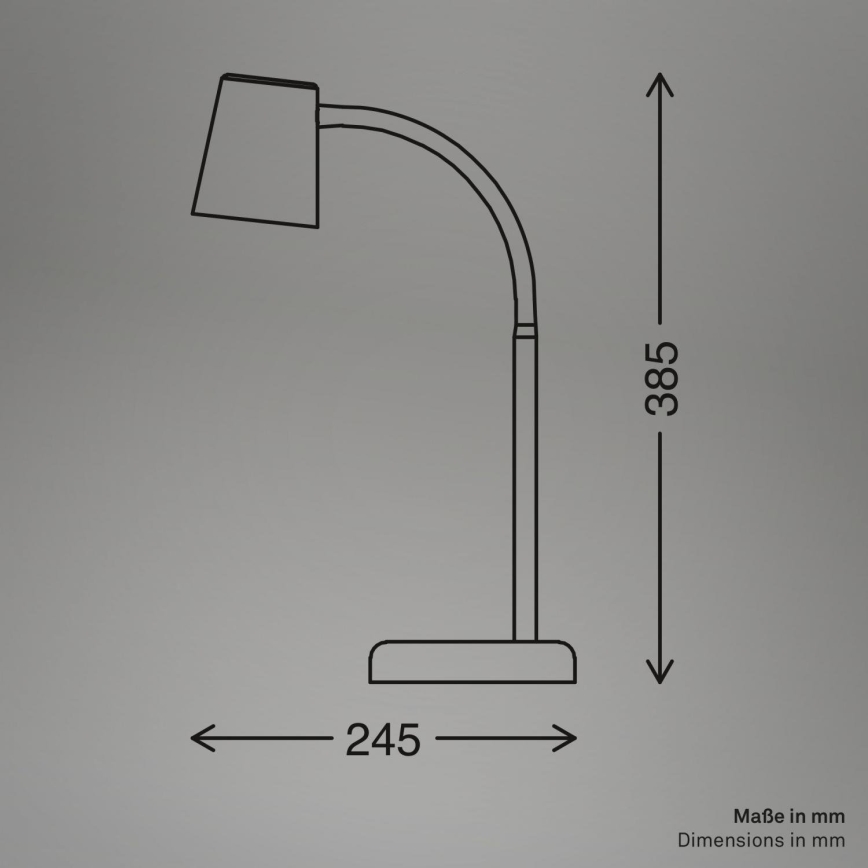 Briloner 7476-011 - laualamp SKRIVA 1xGU10/9W/230V beež