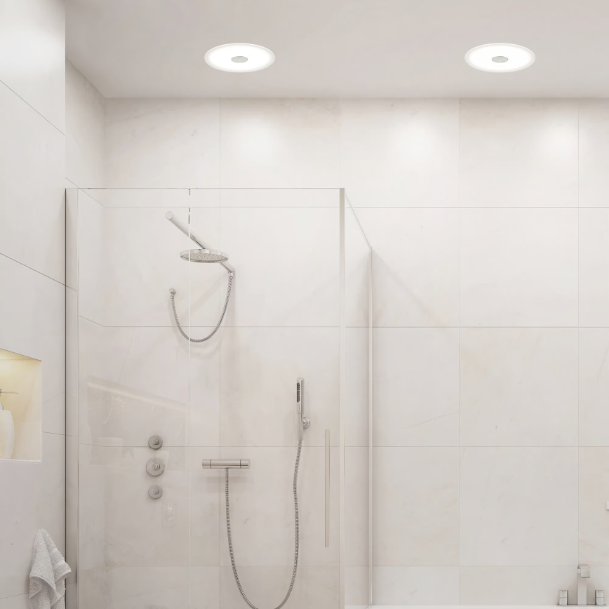 Briloner 7481019 - LED vannitoa süvistatav laevalgusti LED/12W/230V 3000/4000/6500K IP44 valge