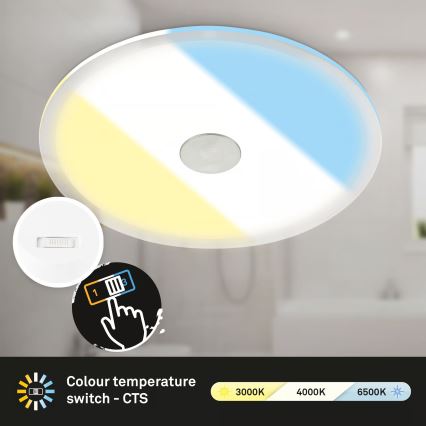 Briloner 7482019 - LED-vannitoa süvistatav laevalgusti LED/14W/230V 3000/4000/6500K IP44 valge