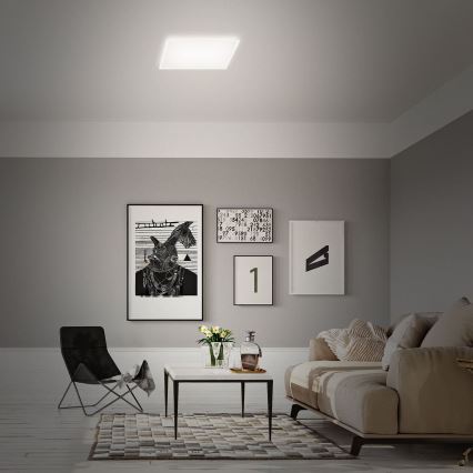 Briloner 7491-016 - LED RGBW hämardatav laelamp SMART LED/22W/230V 4000K 42x42 cm Wi-Fi Tuya + kaugjuhtimispult