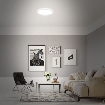 Briloner 7494016 - LED RGBW hämardatav nutikas laelamp LED/22W/230V 4000K läbimõõt 42 cm Wi‑Fi Tuya + kaugjuhtimispult