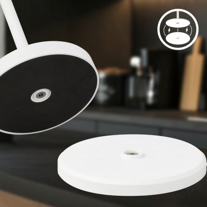 Briloner 7521016 - SIGO laetav LED-laualamp, hämardatav, välisvalgusti, 2,5W/5V, IP44, 2600 mAh, valge