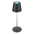 Briloner 7559015 - COLORIS LED RGB hämardatav laetav välilaualamp LED/3,5W/5V IP44 2000 mAh antratsiit Wi-Fi Tuya