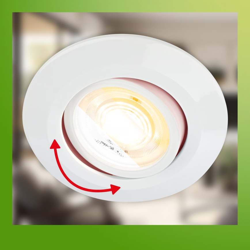 Briloner 7586036 - KOMPLEKT 3x LED vannitoa lae sisse paigaldatavad valgustid KLIRA LED/4,9W/230V 2500/3000/4000K IP23 valge