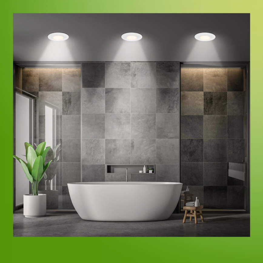 Briloner 7588036 - 3-osaline LED-vannitoa süvistatavate laevalgustite komplekt KLIRA LED/4,9W/230V 2500/3000/4000K IP44 valge