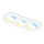 Briloner 7598036 - KOMPLEKT 3x LED Süvistatav valgusti vannituppa LED/4,9W/230V IP44 2700/4000/6500K valge