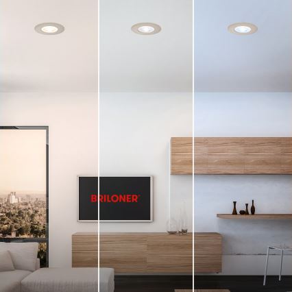 Briloner 7605032 - Vannitoa laevalgustite komplekt 3xLED, 3xLED/4,9W/230V, IP44, mattkroom