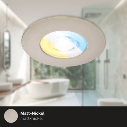 Briloner 7605032 - Vannitoa laevalgustite komplekt 3xLED, 3xLED/4,9W/230V, IP44, mattkroom