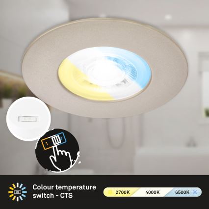 Briloner 7605032 - Vannitoa laevalgustite komplekt 3xLED, 3xLED/4,9W/230V, IP44, mattkroom