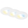 Briloner 7605036 - KOMPLEKT 3x LED vannitoa sisseehitatud laevalgustit LED/4,9W/230V 2700/4000/6500K IP44 valge