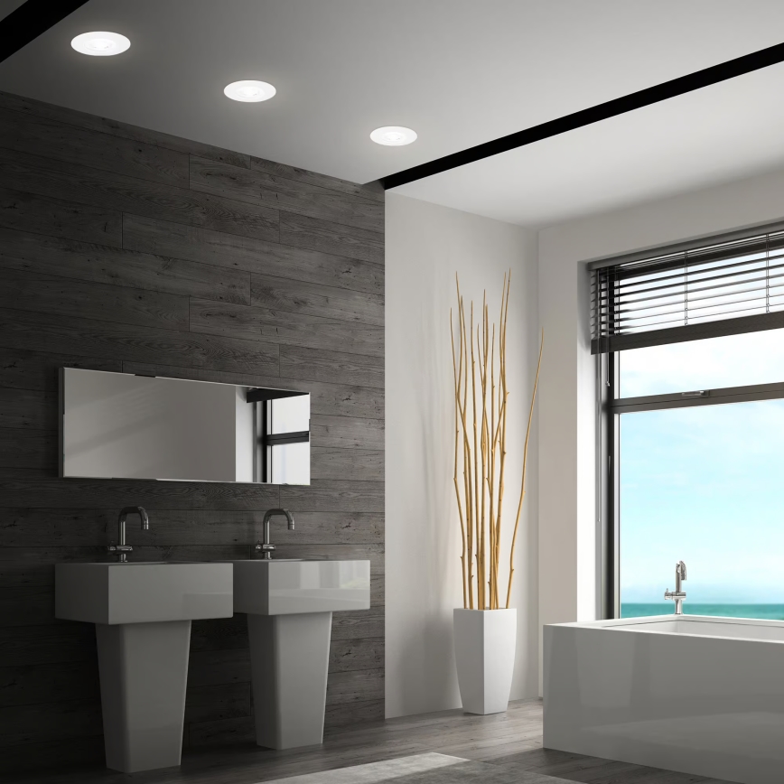 Briloner 7605036 - KOMPLEKT 3xLED vannitoa süvistatavad laevalgustid 3xLED/4,9W/230V 2700/4000/6500K IP44 valge