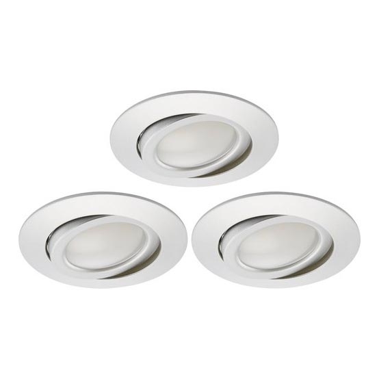 Briloner 8309-039 - KOMPLEKT 3x LED Hämardatav süvistatav valgusti vannituppa LED/5W/230V IP23