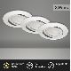 Briloner 8309-039 - KOMPLEKT 3x LED Hämardatav süvistatav valgusti vannituppa LED/5W/230V IP23