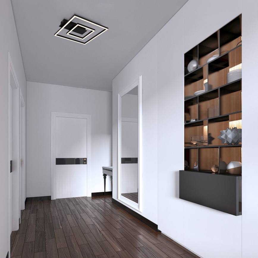 Briloner - FRAME LED laevalgusti, 22W/230V, 3000K, 30x32 cm, must