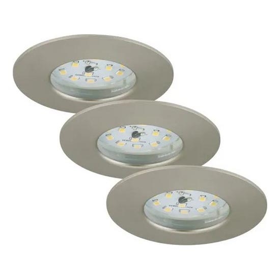 Briloner - KOMPLEKT 3x LED Hämardatav süvistatav valgusti vannituppa LED/5,5W/230V IP44
