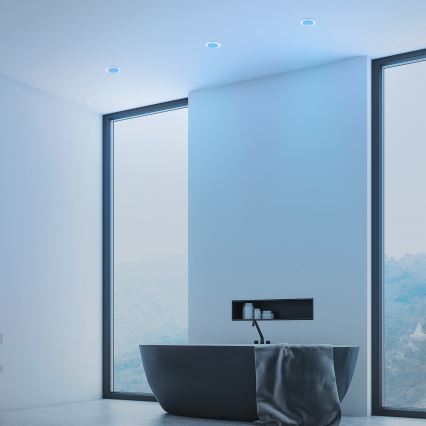 Briloner - KOMPLEKT 3x RGBW LED Hämardatav süvistatav valgusti vannituppa LED/4,8W/230V 3000-6500K IP65 + kaugjuhtimispult