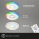 Briloner - KOMPLEKT 3x LED RGBW Hämardatav süvistatav valgusti vannituppa LED/5W/230V 3000-6500K IP44 + kaugjuhtimispult