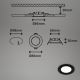 Briloner - KOMPLEKT 3x LED Süvistatav valgusti vannituppa LED/3W/230V IP23