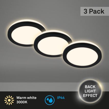 Briloner - KOMPLEKT 3x LED Süvistatav valgusti vannituppa LED/3W/230V IP44