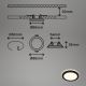 Briloner - KOMPLEKT 3x LED Süvistatav valgusti vannituppa LED/3W/230V IP44
